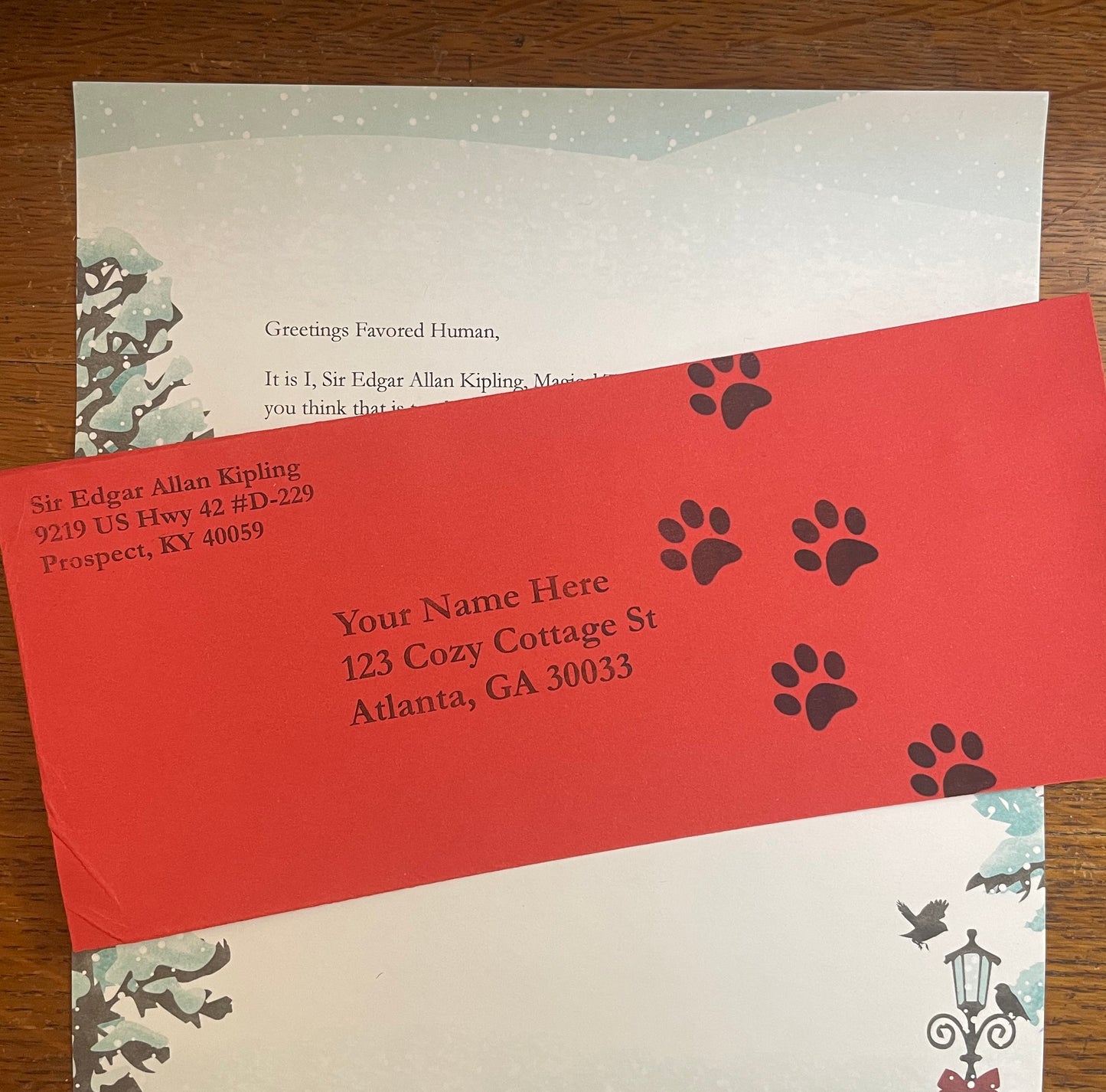 Sir Kipling Christmas Letter