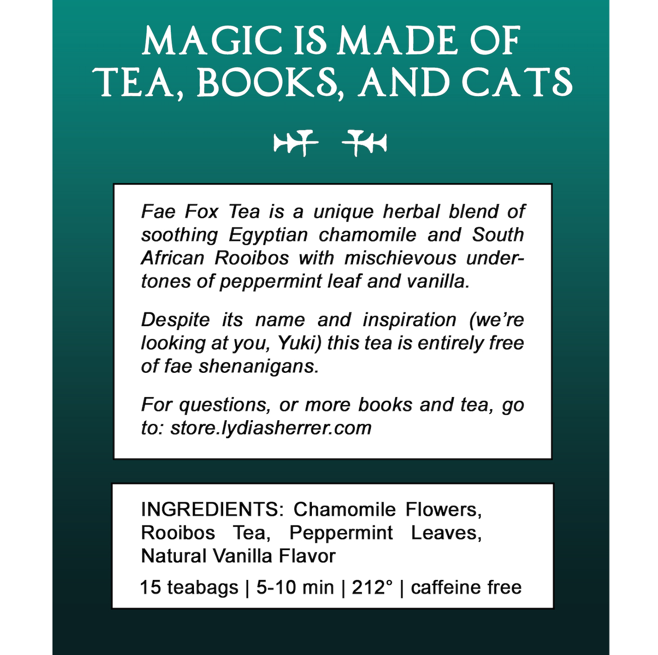 Lily's Tea Cabinet - Fae Fox Tea