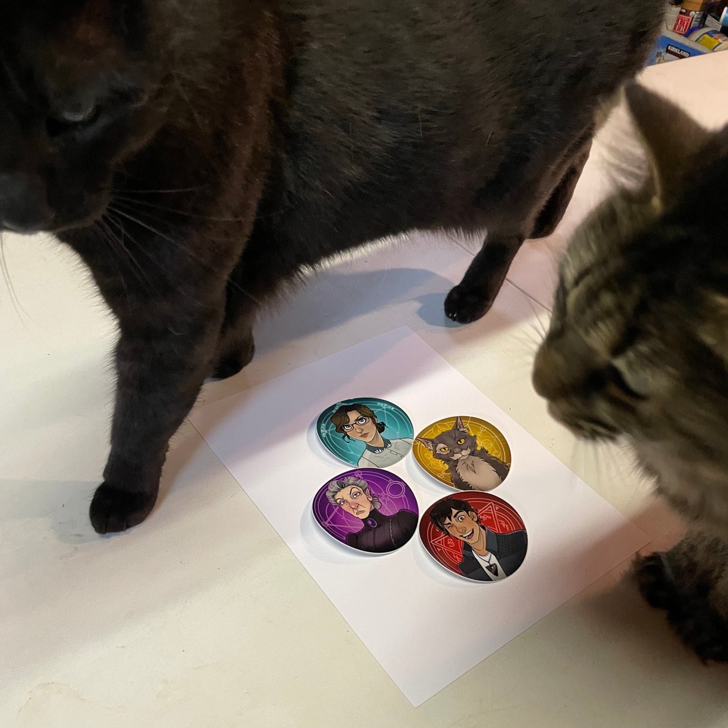 Outflanked Stickers (LLHP Characters Set of 4)