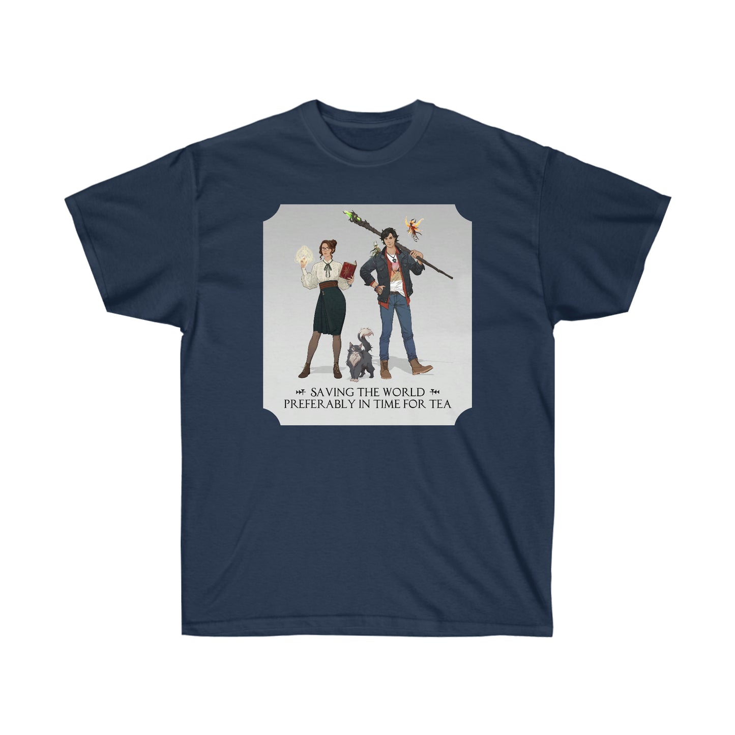 Lily & Co. "Saving the World" Unisex Cotton Tee