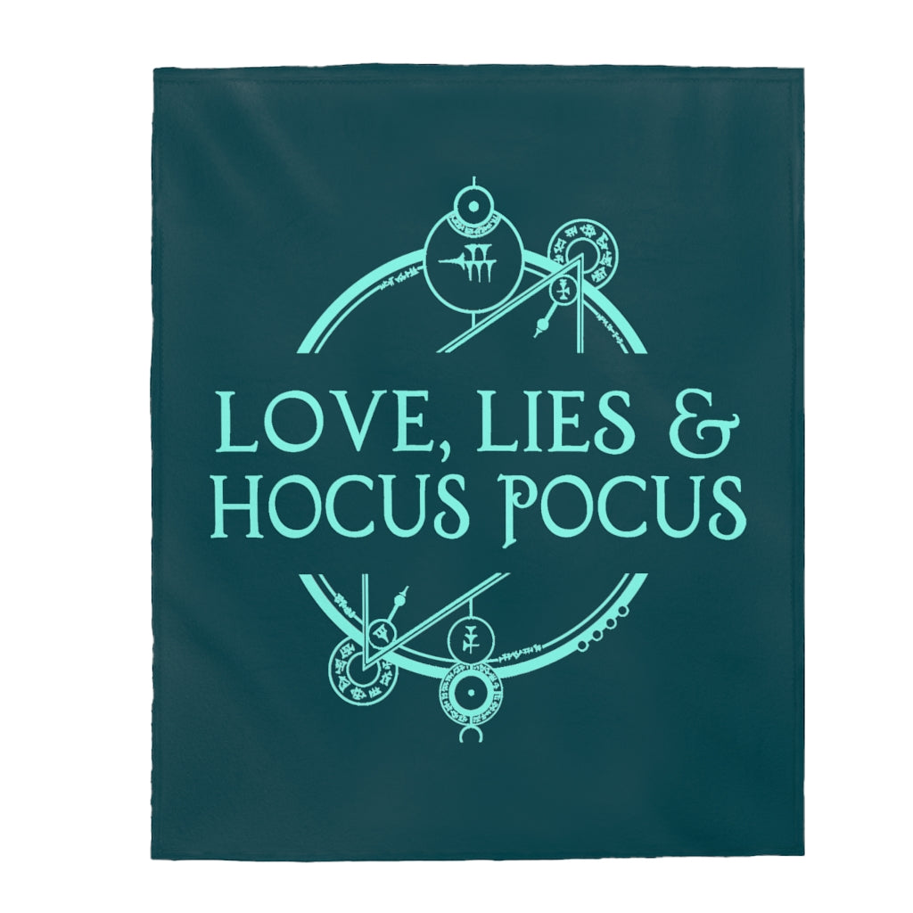 LLHP Logo Velveteen Plush Blanket