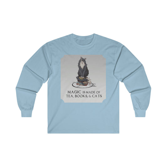 "Magic is Made" Sir Kipling Cotton Long Sleeve Tee