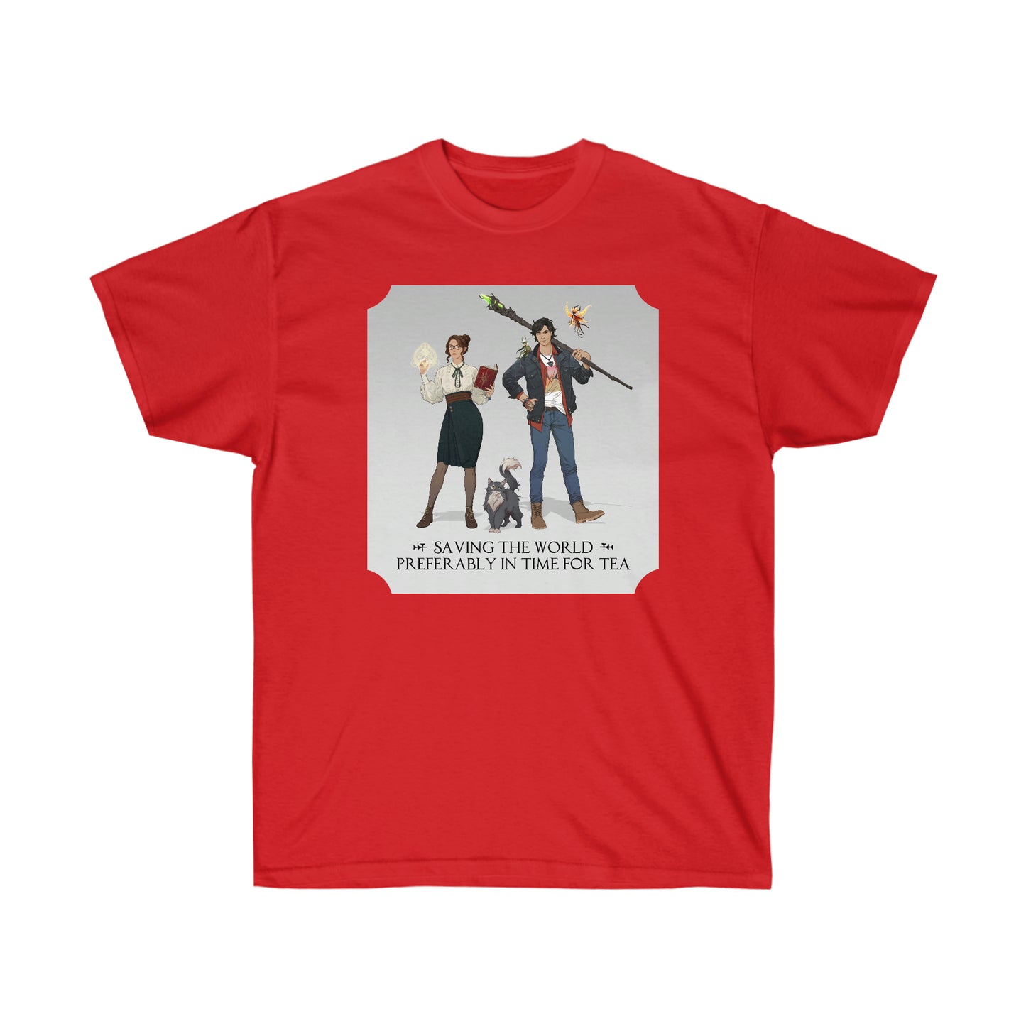 Lily & Co. "Saving the World" Unisex Cotton Tee