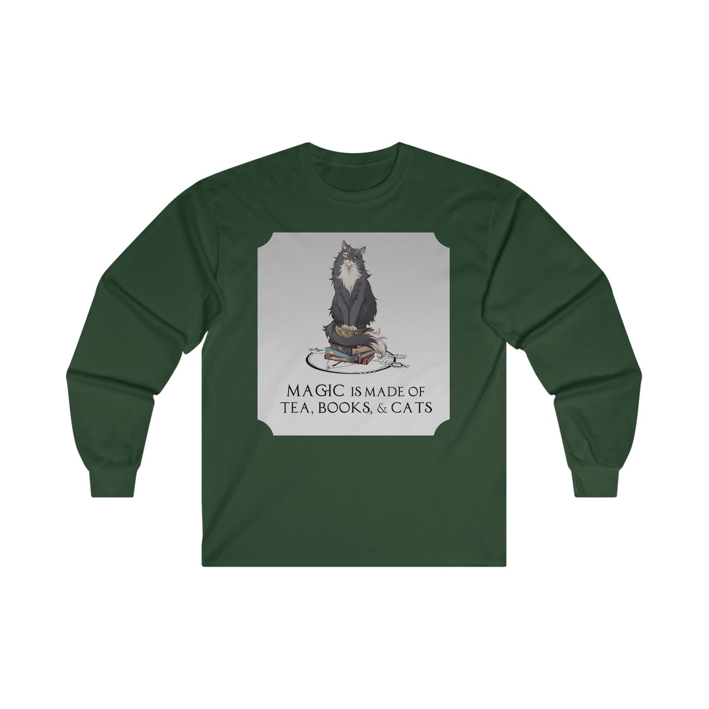 "Magic is Made" Sir Kipling Cotton Long Sleeve Tee