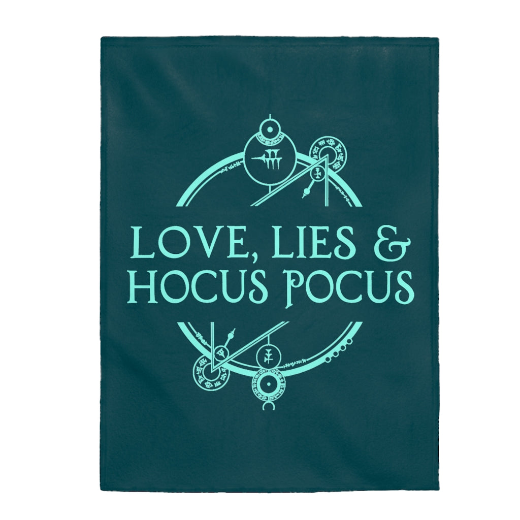 LLHP Logo Velveteen Plush Blanket