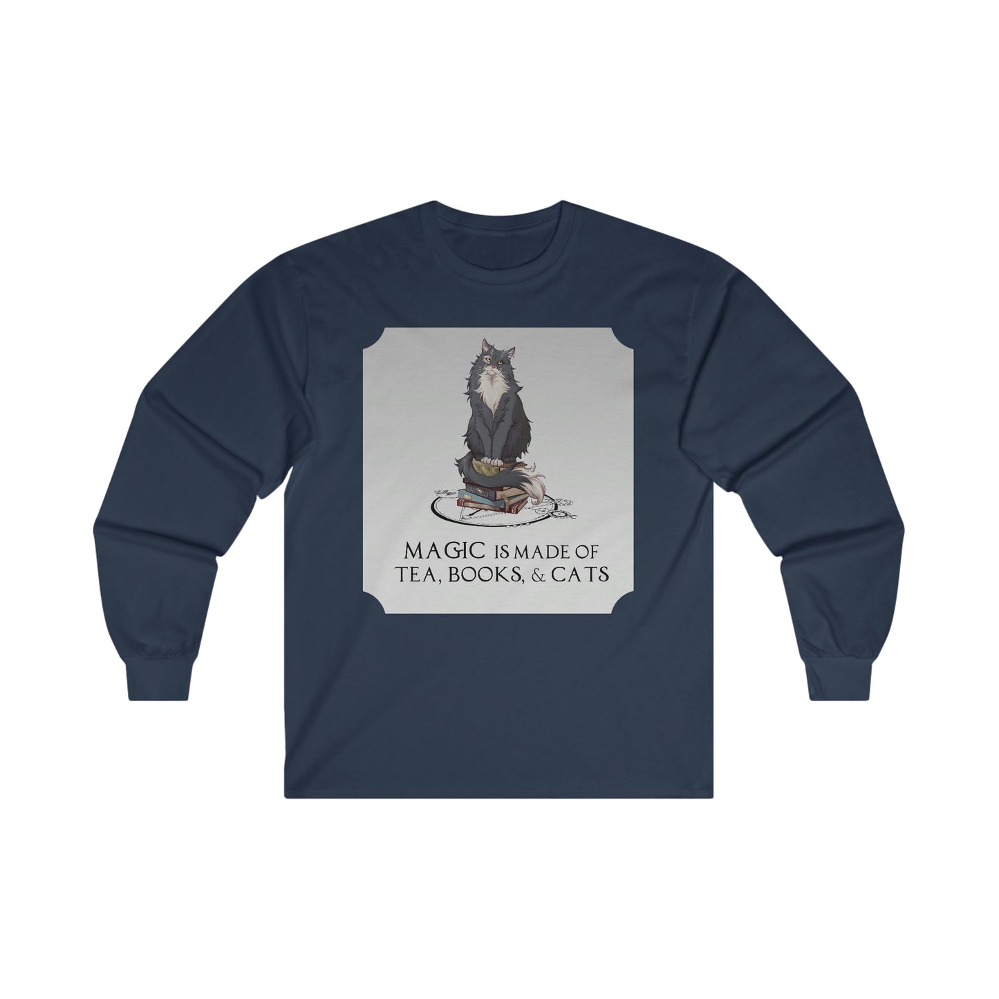 "Magic is Made" Sir Kipling Cotton Long Sleeve Tee