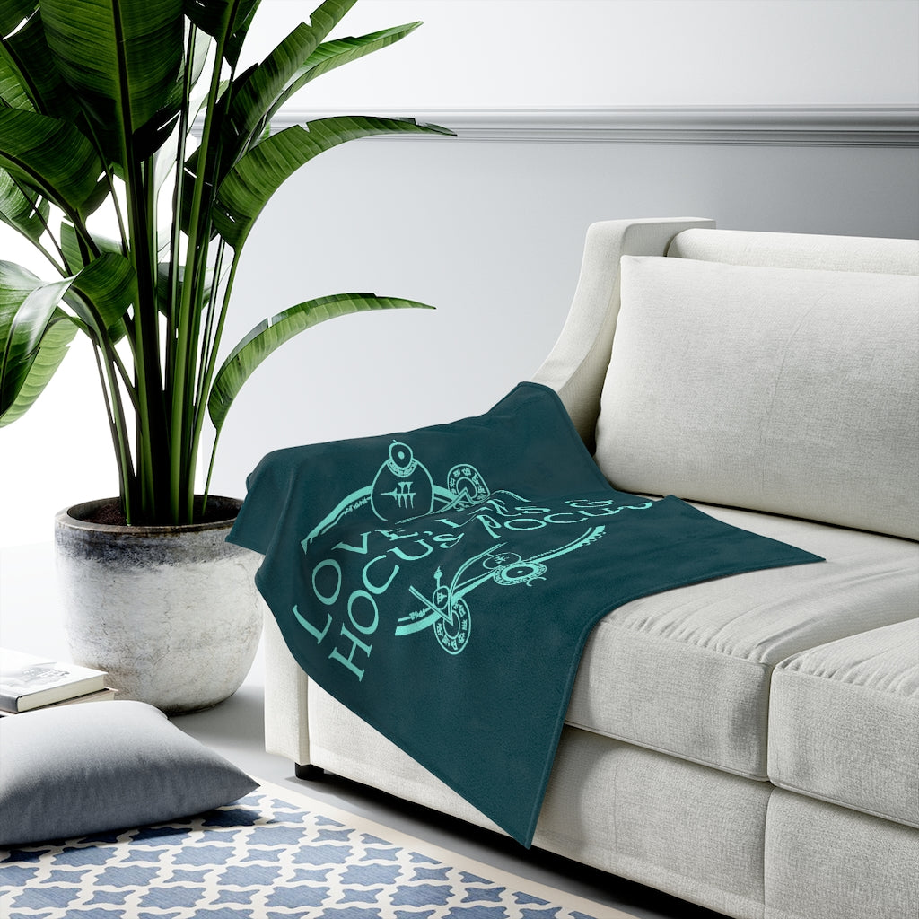 LLHP Logo Velveteen Plush Blanket
