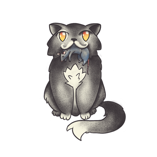 Cat Magic Sticker X2