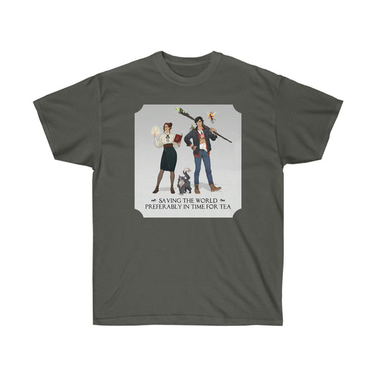 Lily & Co. "Saving the World" Unisex Cotton Tee