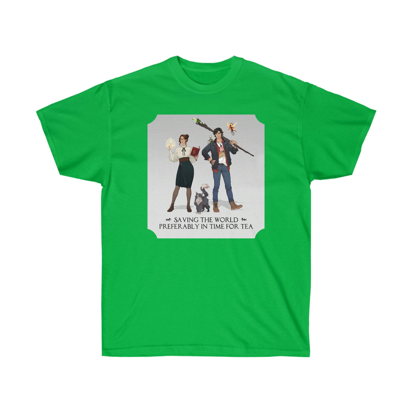 Lily & Co. "Saving the World" Unisex Cotton Tee