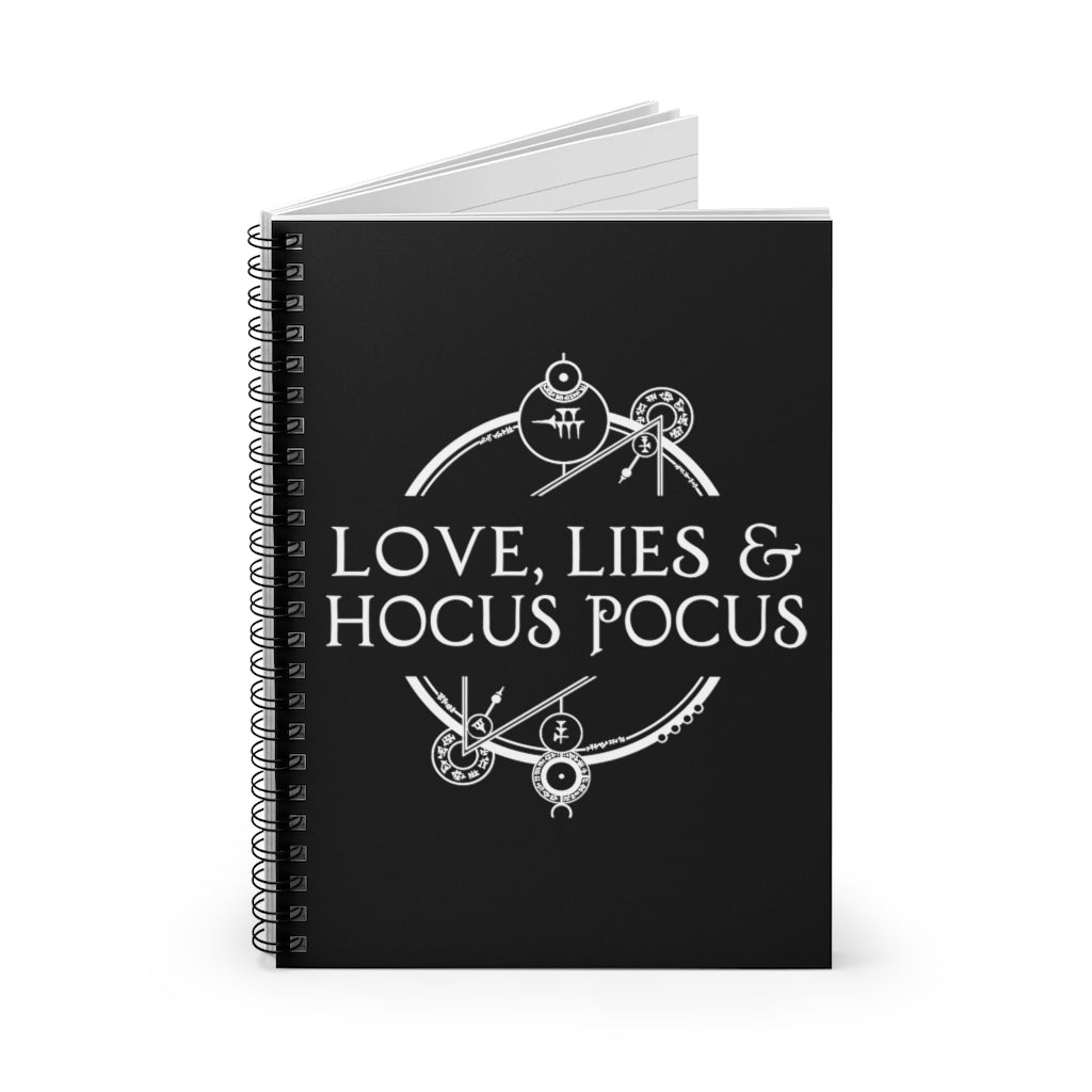 LLHP Logo Spiral Notebook - Black