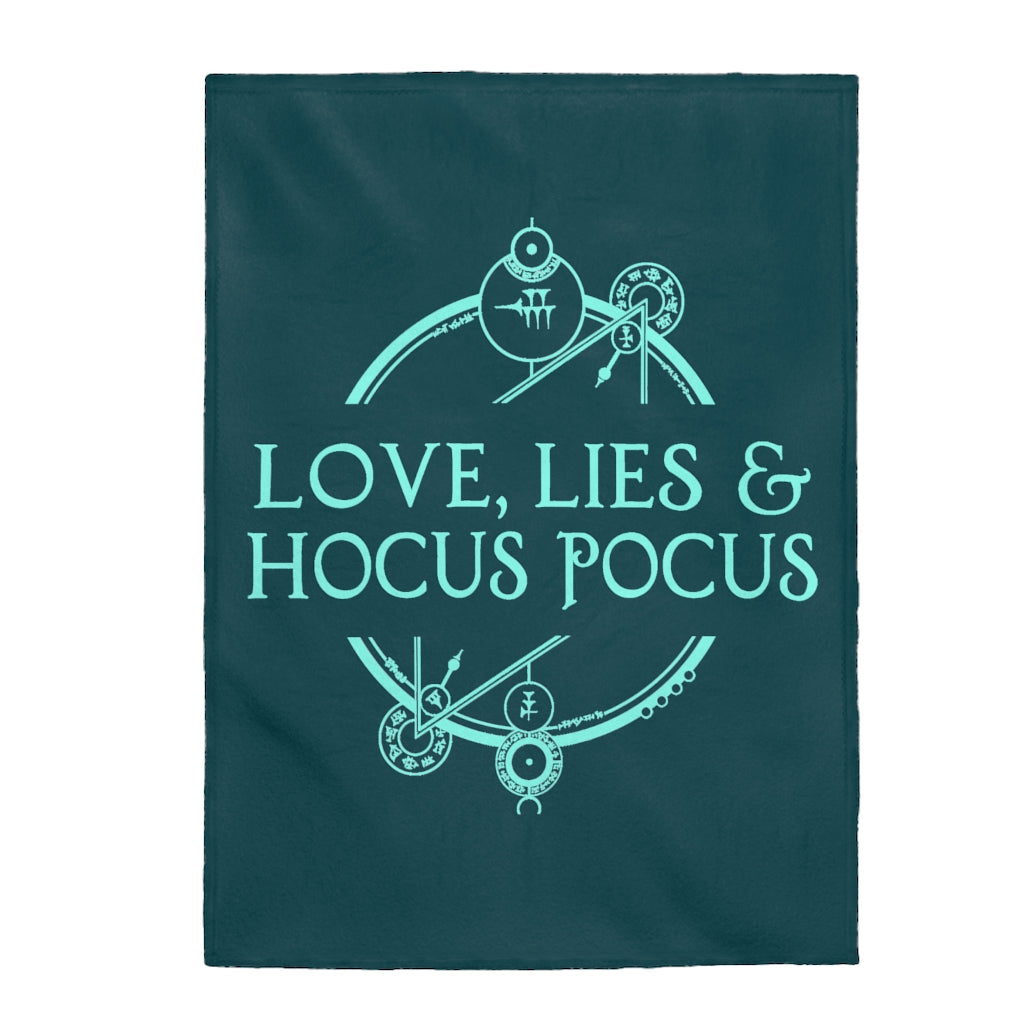 LLHP Logo Velveteen Plush Blanket