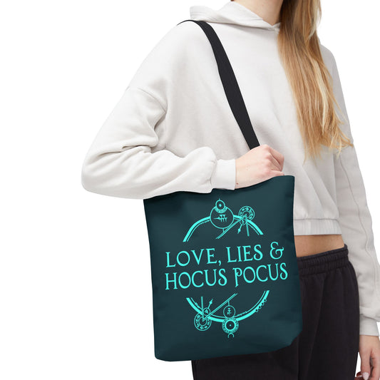 Tote Bag — "Love, Lies & Hocus Pocus" Logo Sturdy Tote