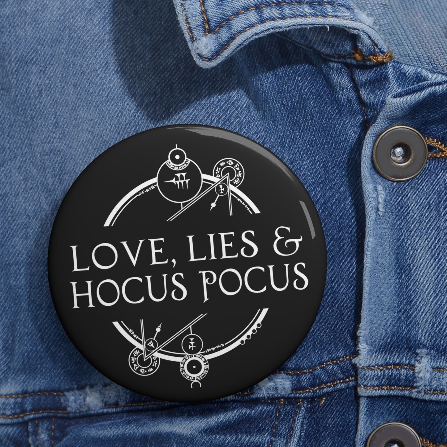 LLHP Logo Button - Black