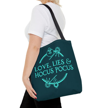 Tote Bag — "Love, Lies & Hocus Pocus" Logo Sturdy Tote