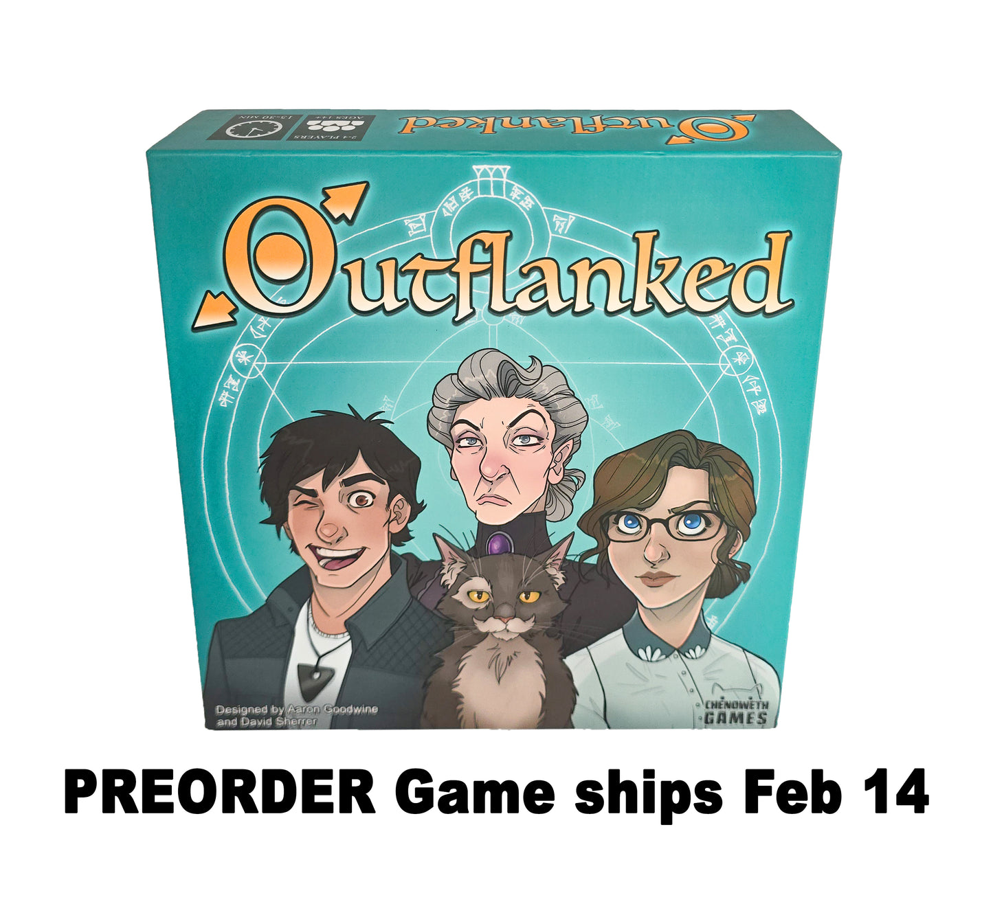 Outflanked - a Love, Lies, and Hocus Pocus themed game