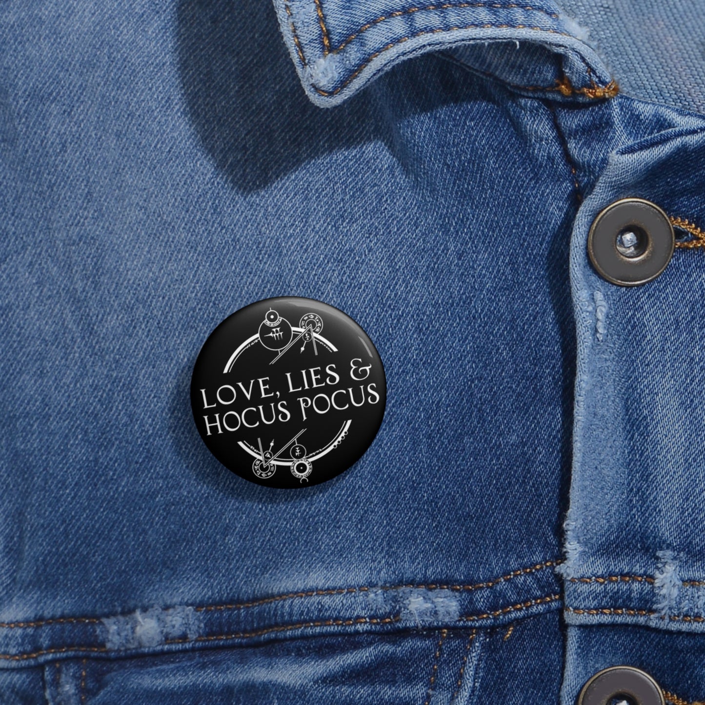 LLHP Logo Button - Black
