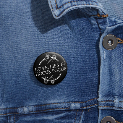 LLHP Logo Button - Black