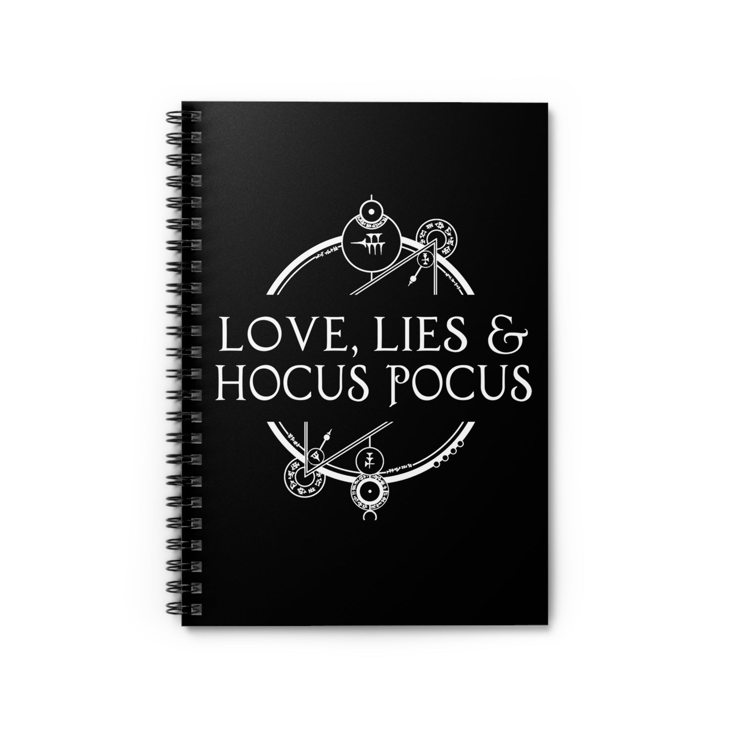 LLHP Logo Spiral Notebook - Black