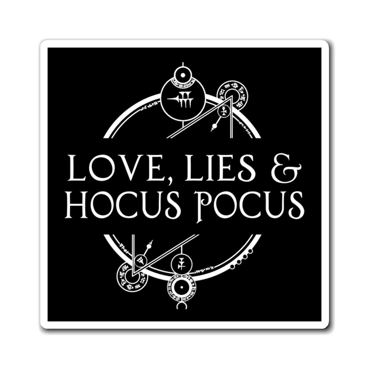 LLHP Logo Magnet - Black