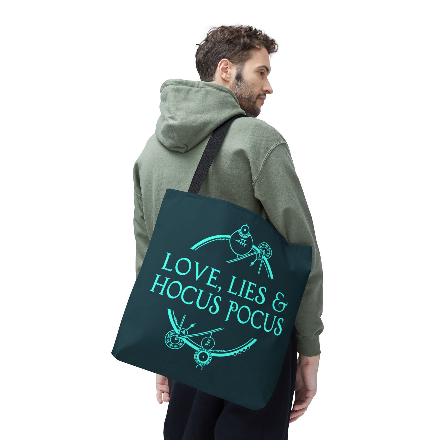 Tote Bag — "Love, Lies & Hocus Pocus" Logo Sturdy Tote