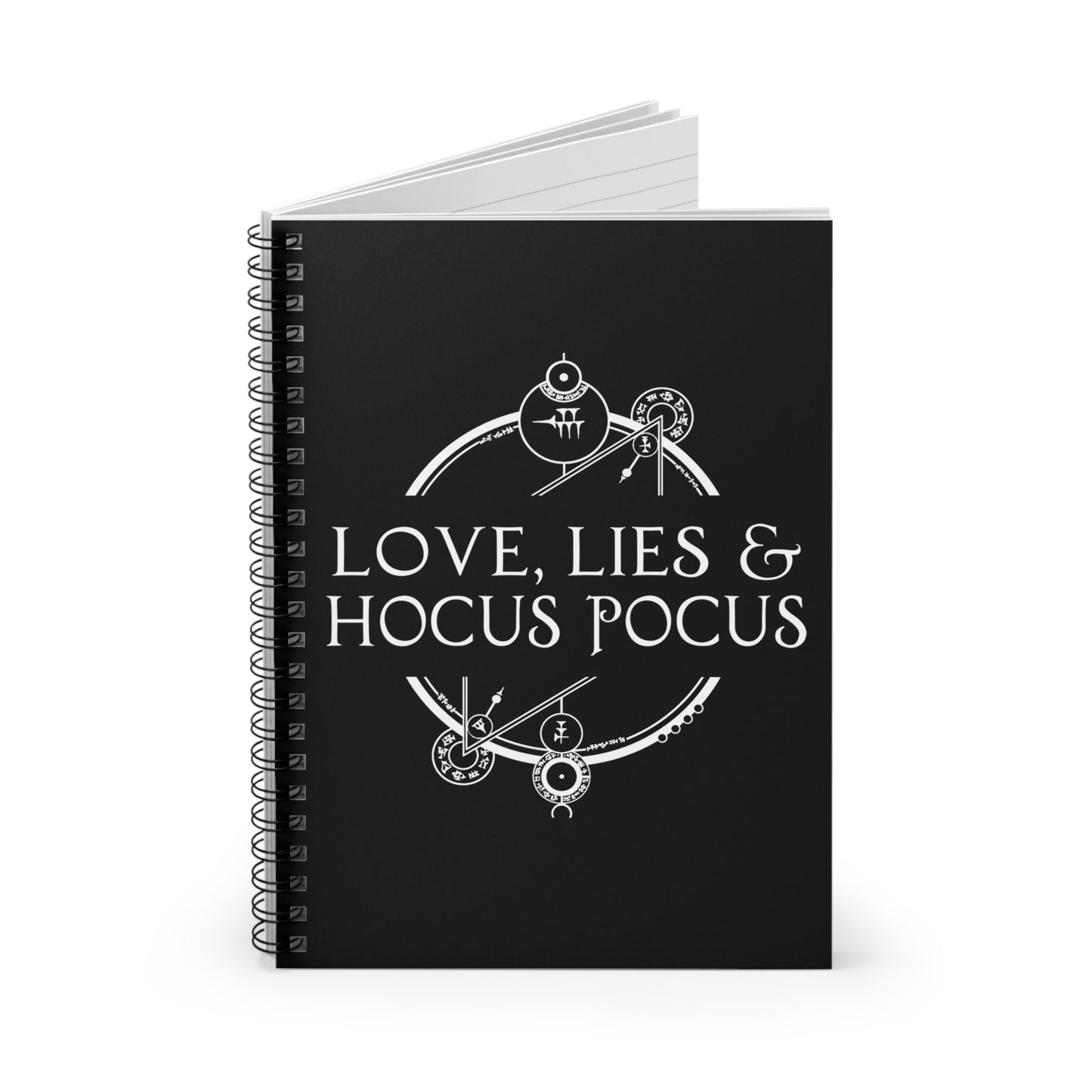 LLHP Logo Spiral Notebook - Black