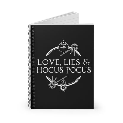 LLHP Logo Spiral Notebook - Black