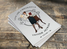 Load image into Gallery viewer, Signed HARDBACK Book - Love, Lies, and Hocus Pocus Universe Artwork (Volume 1)