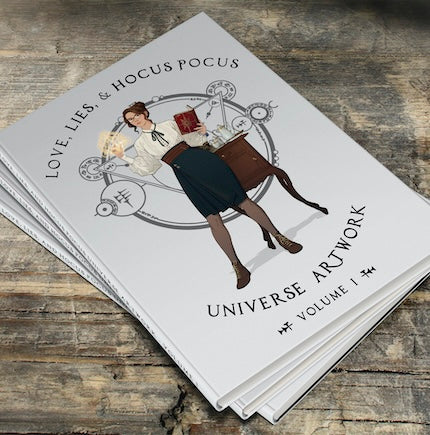 Signed HARDBACK - Love, Lies, and Hocus Pocus Universe Artwork (Volume 1)