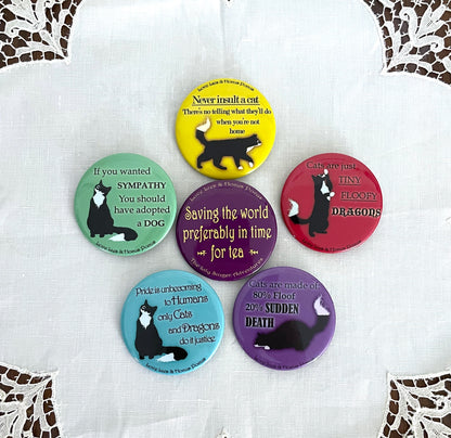 Button Bundle - Cat Snark Pins