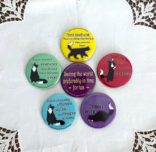 Button Bundle - Cat Snark Pins