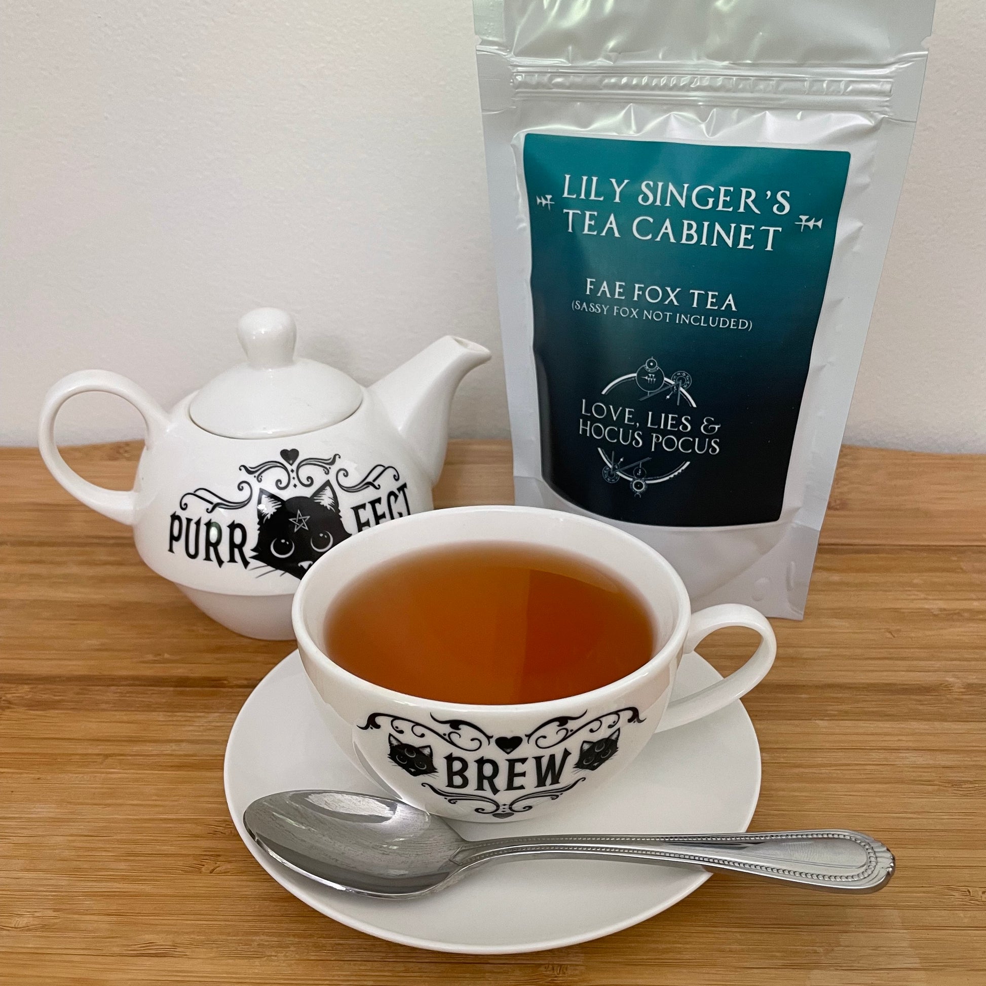 Lily's Singer's Tea Cabinet - Fae Fox Tea – Author Lydia Sherrer