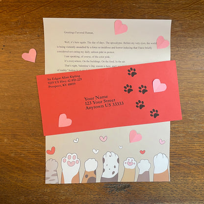 Sir Kipling Valentine's Day Letter