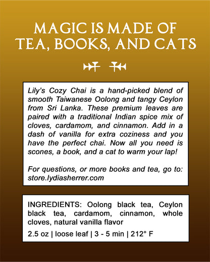 Lily Singer's Tea Cabinet - Lily's Cozy Chai