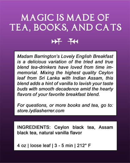 Lily Singer's Tea Cabinet - Madam Barrington's Lovely English Breakfast