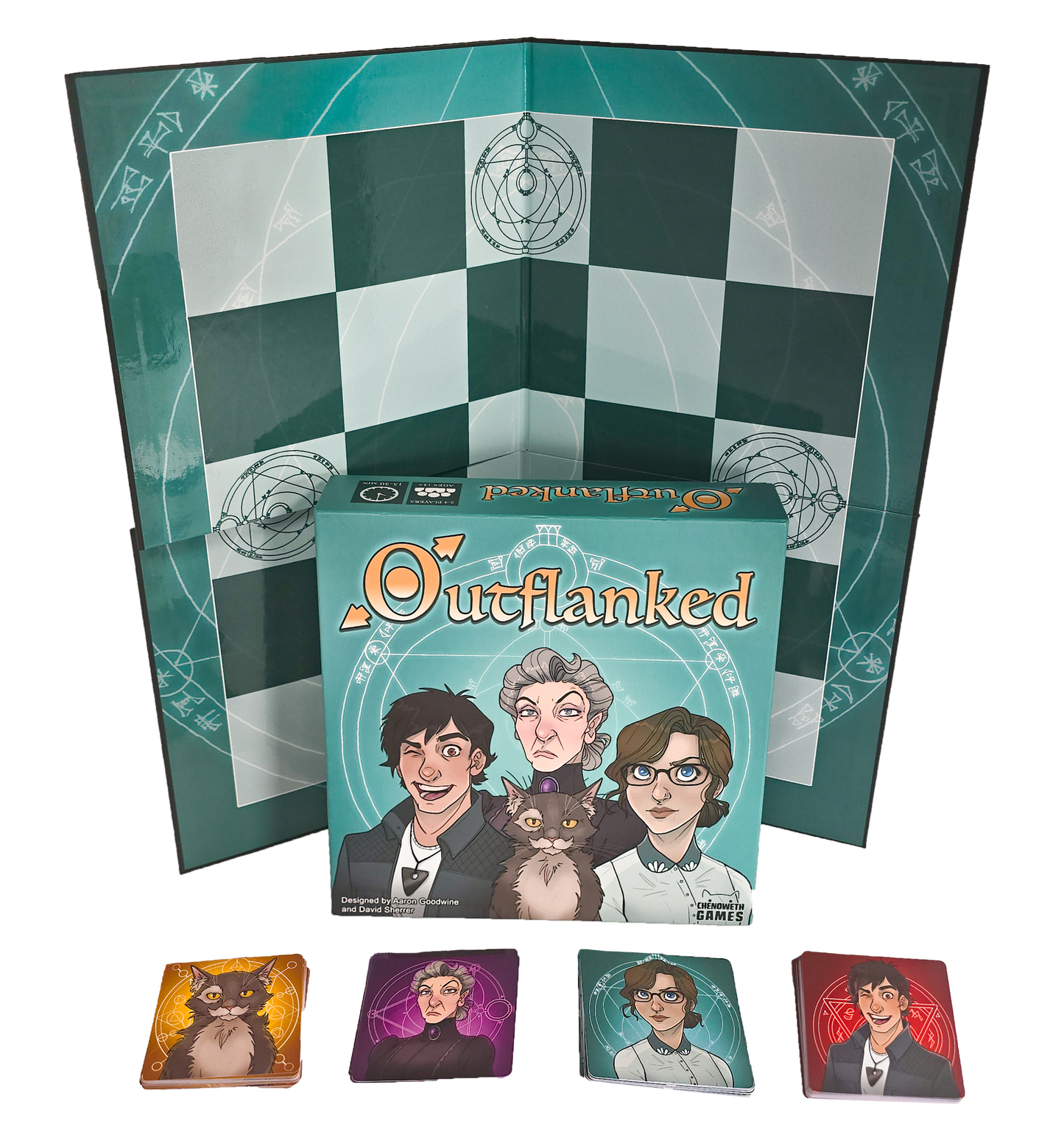 Outflanked - a Love, Lies, and Hocus Pocus themed game