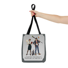 Load image into Gallery viewer, Lily &amp; Co. &quot;Saving the World&quot; Tote Bag