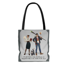 Load image into Gallery viewer, Lily &amp; Co. &quot;Saving the World&quot; Tote Bag