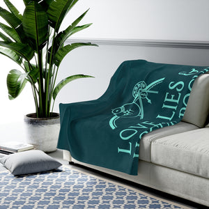 LLHP Logo Velveteen Plush Blanket