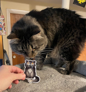 Cat Magic Sticker X2