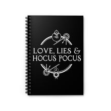 Load image into Gallery viewer, LLHP Logo Spiral Notebook - Black