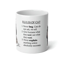 Load image into Gallery viewer, Rules of Cat Sir Kipling Jumbo Mug, 20oz